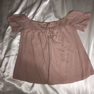 off the shoulder shirt